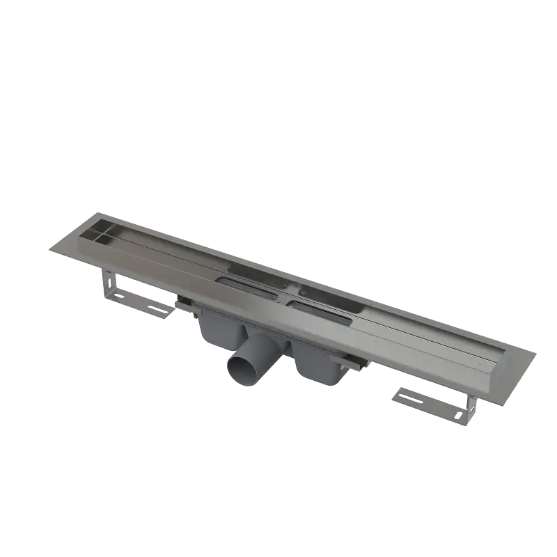 Oblíbený ALCAPLAST Sprchový liniový žlab nerezový, s okrajem, pro plný rošt, délka 850 mm APZ6-850