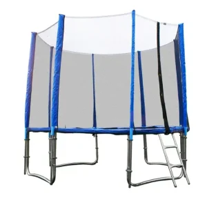 GoodJump 4UPVC Trampolína 400 cm s ochrannou sítí + žebřík + krycí plachta ( 30421+32036 ) Vysoce Kvalitní