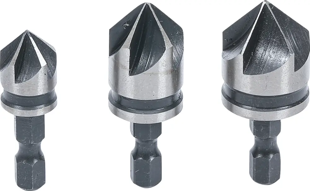Jen Po Omezenou Doba BGS Sada zahlubovacích bitů, HSS, pohon 6,3 mm (1/4"), 12 - 16 - 19 mm, 3dílná