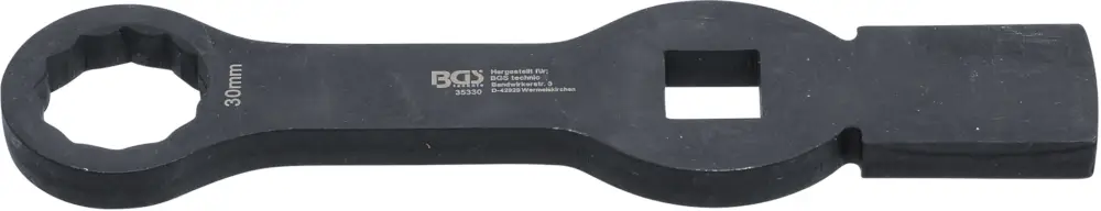 Rychlé Dodání BGS Rázový očkový klíč, dvanáctihranný, oboustranný, 30 mm