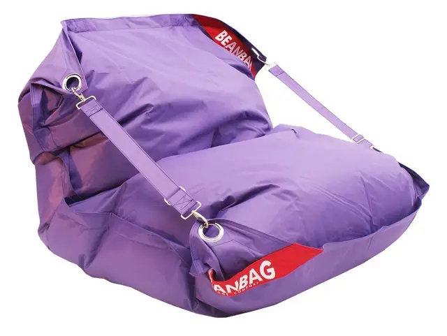 Ověřený Sedací pytel 189x140 comfort s popruhy violet