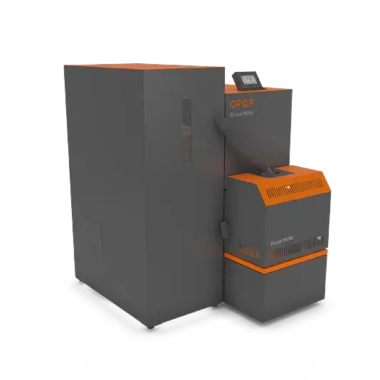 OPOP BIOPEL MINI KOMPAKT PLUS CA SET 11,225/V9 Automatický kotel na tuhá paliva Autentický