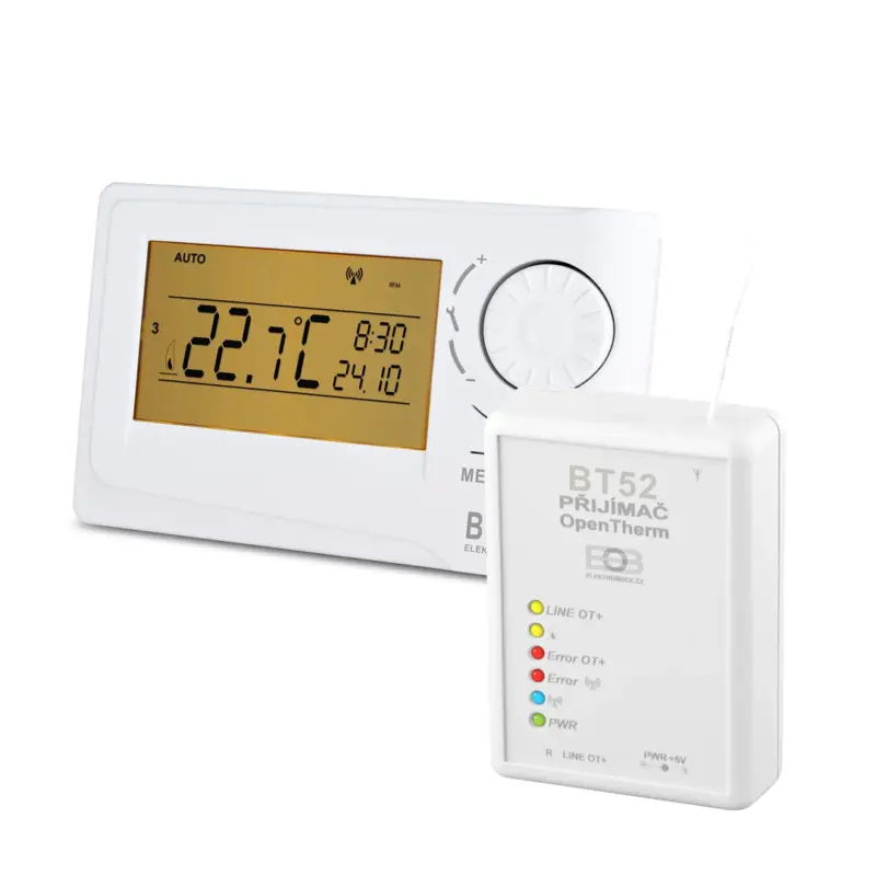 ELEKTROBOCK Bezdrátový termostat s OpenTherm BT52 Nejlepší Cena