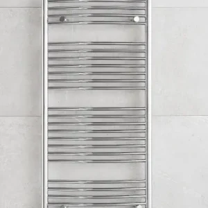 Koupelnový radiátor PMH DANBY 600x1290mm, Metalická stříbrná matná Výprodej