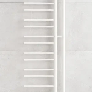 Cenový Hit Koupelnový radiátor PMH THEIA L 500x940mm, Metalická stříbrná matná
