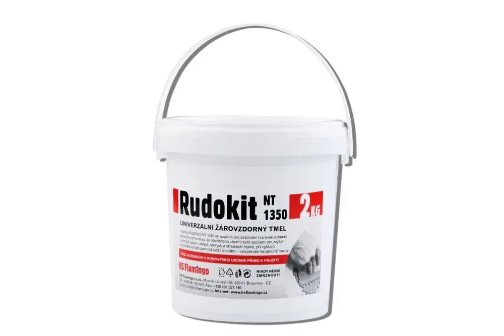 Žáruvzdorný tmel Rudokit NT 1350 2 kg Bezpečná Platba