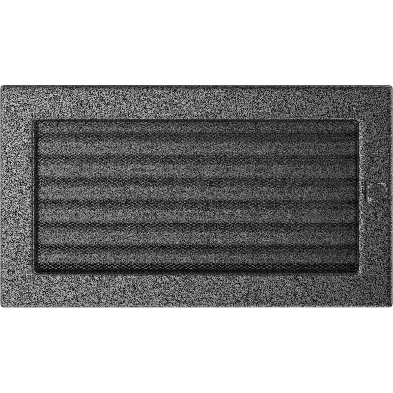 Oblíbený HS Flamingo Krbová mřížka 17x30 BASIC staré stříbro s žaluzií