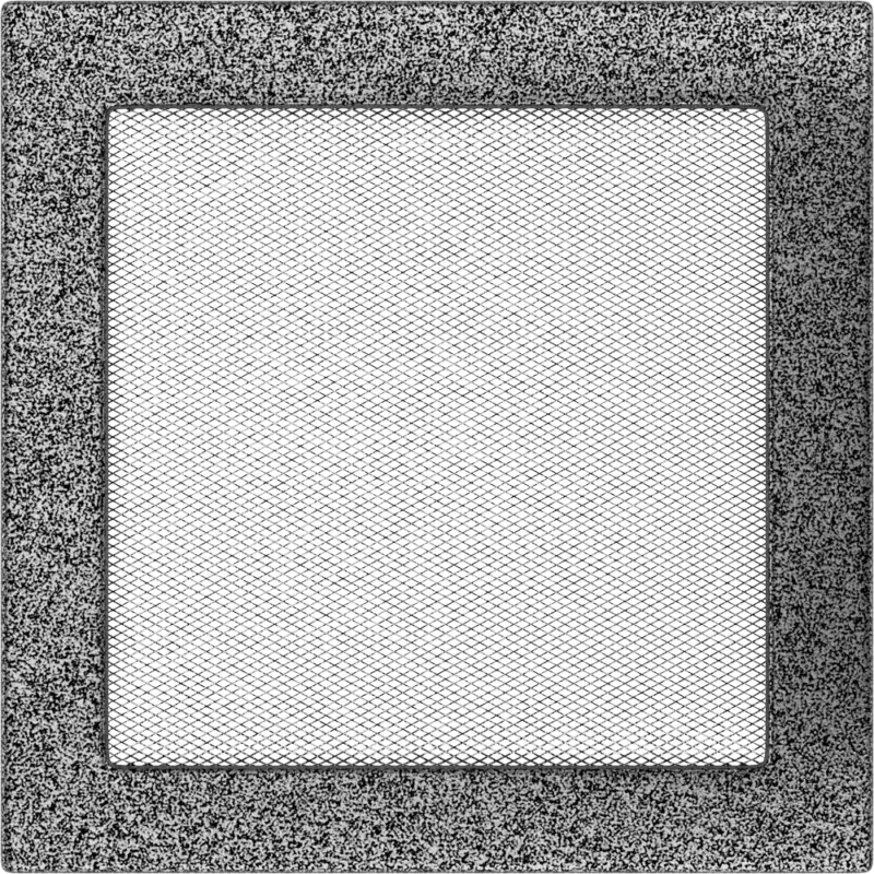 Levný HS Flamingo Krbová mřížka 22x22 BASIC staré stříbro