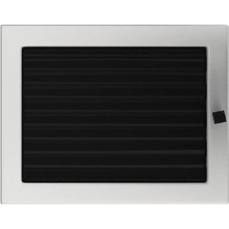 HS Flamingo Krbová mřížka 22x30 BASIC broušený chrom s žaluzií Oblíbený