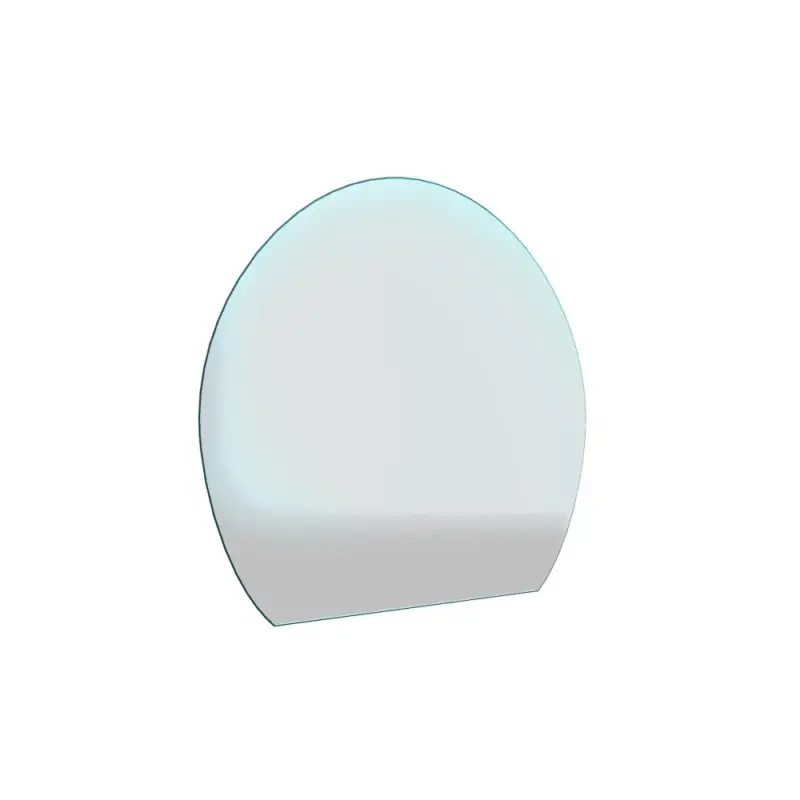 HS Flamingo Sklo pod kamna - Kruh - zeď 1100x950 mm / 6 mm Nakupujte Hned