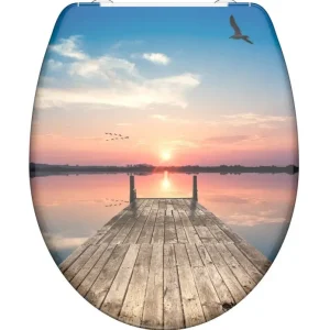 Zlevněný Schütte WC sedátko SUNSET SKY | Duroplast, Soft Close