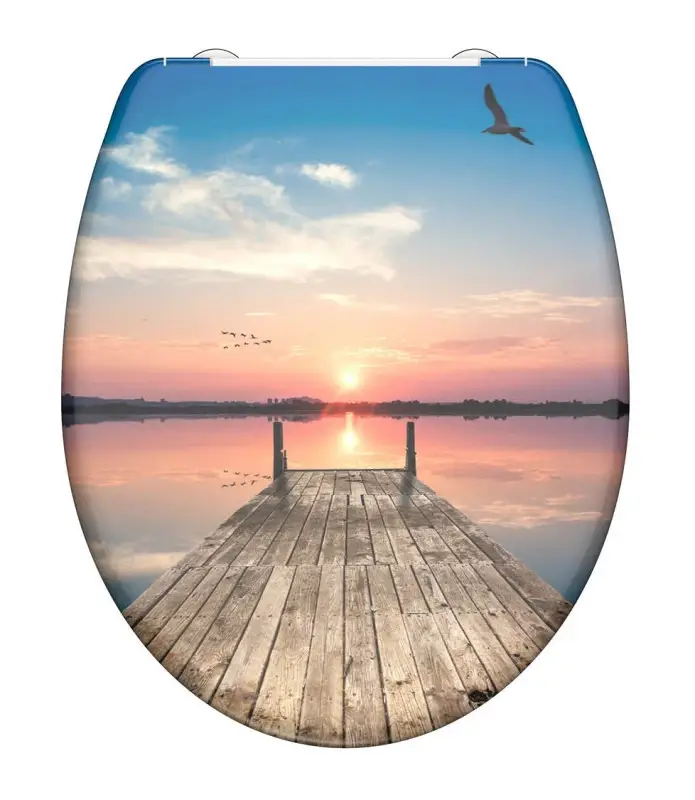 Zlevněný Schütte WC sedátko SUNSET SKY | Duroplast, Soft Close