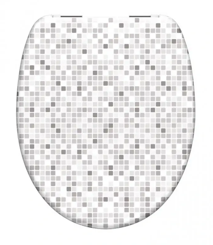 Schütte WC sedátko MOSAIK GRAU| Duroplast, Soft Close Koupit Online
