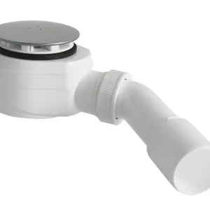 Koupit Online BRUCKNER Vaničkový sifon nízký, průměr 60mm, DN40/50, krytka nerez lesk