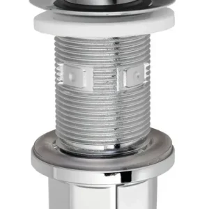 Vysoce Kvalitní SILFRA IMPALA umyvadlová výpust 5/4“, click-clack, Rockstone zátka, bílá mat