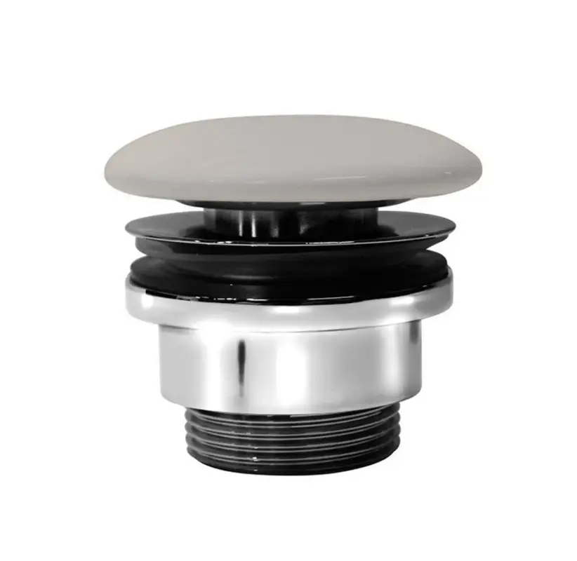 GSI GSI umyvadlová výpust 5/4“, neuzavíratelná, keramická zátka, 5-65mm, creta mat Levný