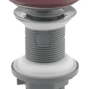 Bezpečná Platba ISVEA Umyvadlová výpust 5/4“, click-clack, keramická zátka, 20-70mm, maroon red