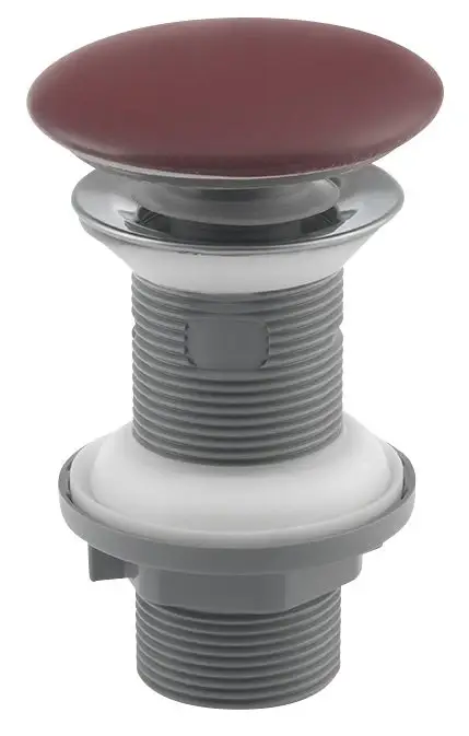 Bezpečná Platba ISVEA Umyvadlová výpust 5/4“, click-clack, keramická zátka, 20-70mm, maroon red