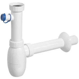 Originální BRUCKNER Umyvadlový sifon s odbočkou 5/4", DN40, bílá