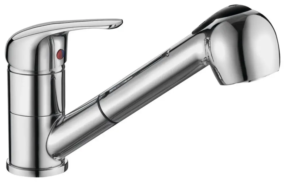 Cenová Bomba AQUALINE AQUALINE 40 stojánková dřezová baterie s výsuvnou sprškou, chrom