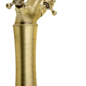 Akce SAPHO ANTEA stojánková umyvadlová baterie vysoká s výpustí, výška 245mm, bronz