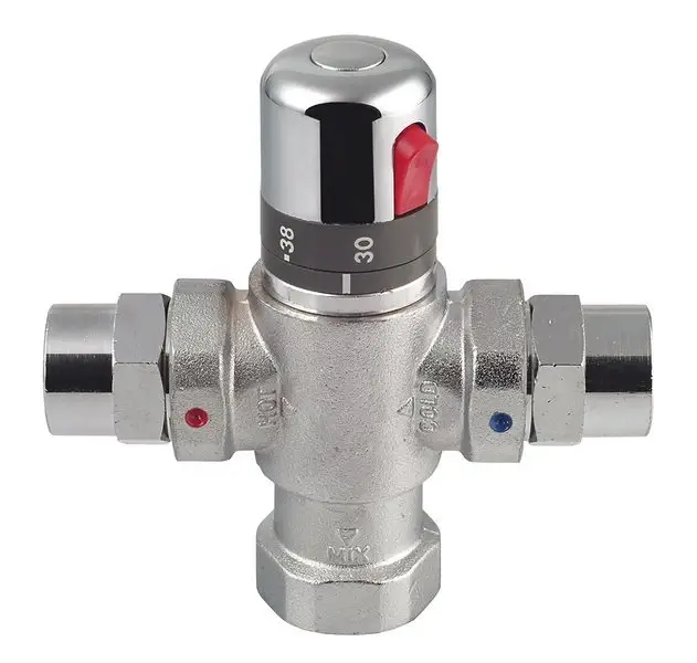 Odeslání Ihned SAPHO Termostatický regulátor teploty vody, 1", pro 4 až 8 odběrných míst, chrom
