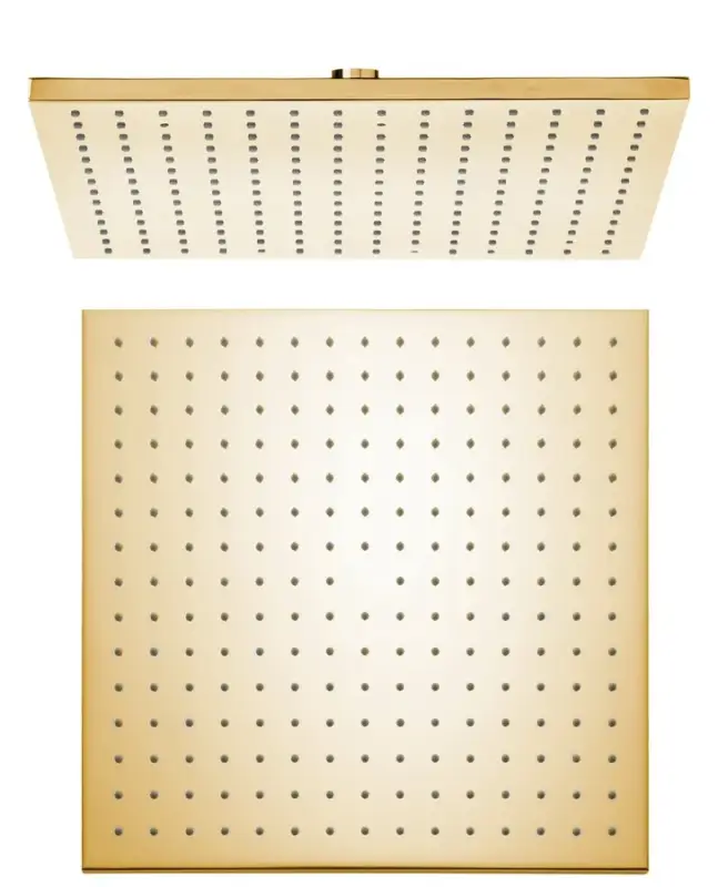 SAPHO Hlavová sprcha, 300x300mm, zlato Dokud Zásoby Vydrží