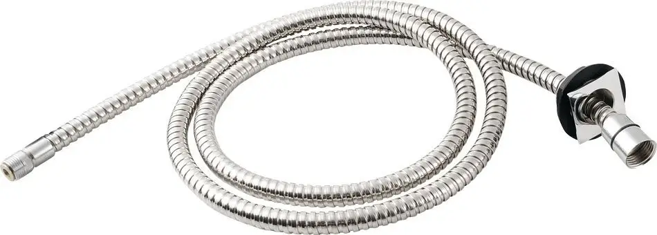 SAPHO Sprchová průchodka na okraj vany včetně hadice F1/2"-M3/8" , hranatá, chrom Must-Have