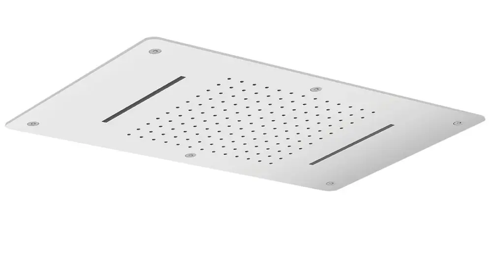 Víkendová Akce SAPHO Stropní sprcha do podhledu se dvěma kaskádami, 700x380mm, nerez lesk