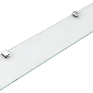 Sleva AQUALINE SAMBA skleněná polička 500mm, chrom