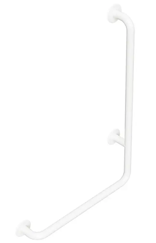 SAPHO HANDICAP nástěnné madlo PRAVÉ 810x550mm, bílá Dokud Zásoby Vydrží