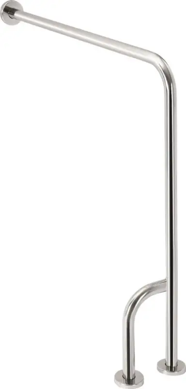 Speciální Cena SAPHO HANDICAP opěrné madlo LEVÉ 800x850mm, nerez lesk