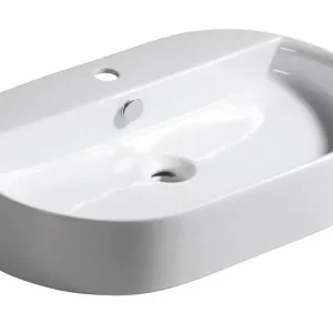 Nejlepší Cena KERASAN RING keramické umyvadlo na desku 65x40cm, bílá