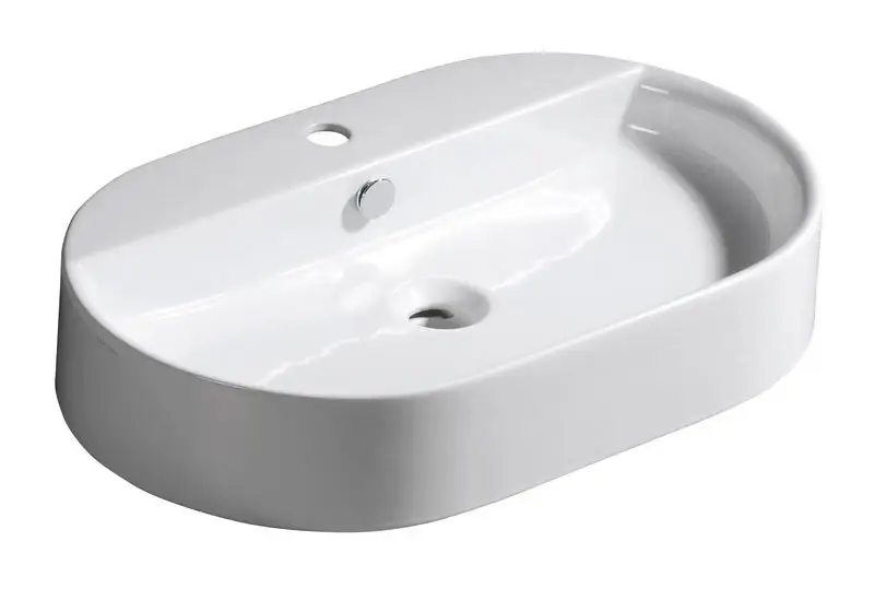 Nejlepší Cena KERASAN RING keramické umyvadlo na desku 65x40cm, bílá