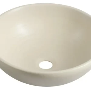 Značkový SAPHO ATTILA keramické umyvadlo, průměr 43cm, slonová kost