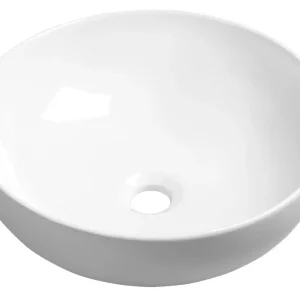 Zlevněný SAPHO RONDANE keramické umyvadlo na desku Ø 41cm, bílá