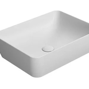 GSI SAND/NUBES keramické umyvadlo na desku 50x38cm, bílá mat Must-Have