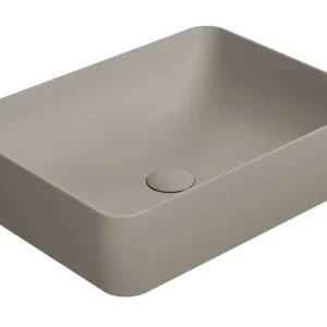 GSI SAND/NUBES keramické umyvadlo na desku 50x38cm, tortora mat Super Cena