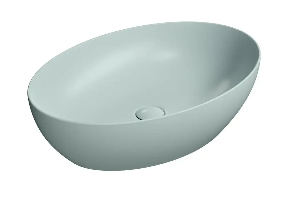 GSI PURA keramické umyvadlo na desku, 60x42cm, ghiaccio mat Must-Have