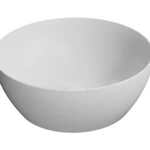 Zlevněný GSI PURA keramické umyvadlo na desku, průměr 42cm, bílá mat