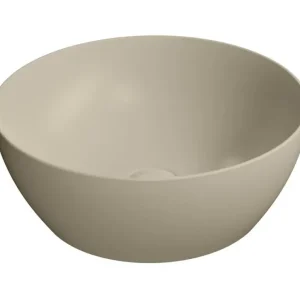 Zlevněný GSI PURA keramické umyvadlo na desku, průměr 42cm, creta mat