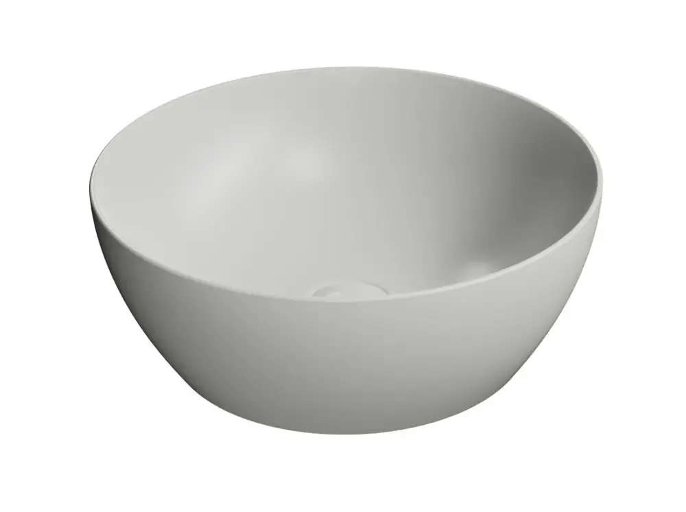 Pouze Dnes GSI PURA keramické umyvadlo na desku, průměr 42cm, cenere mat