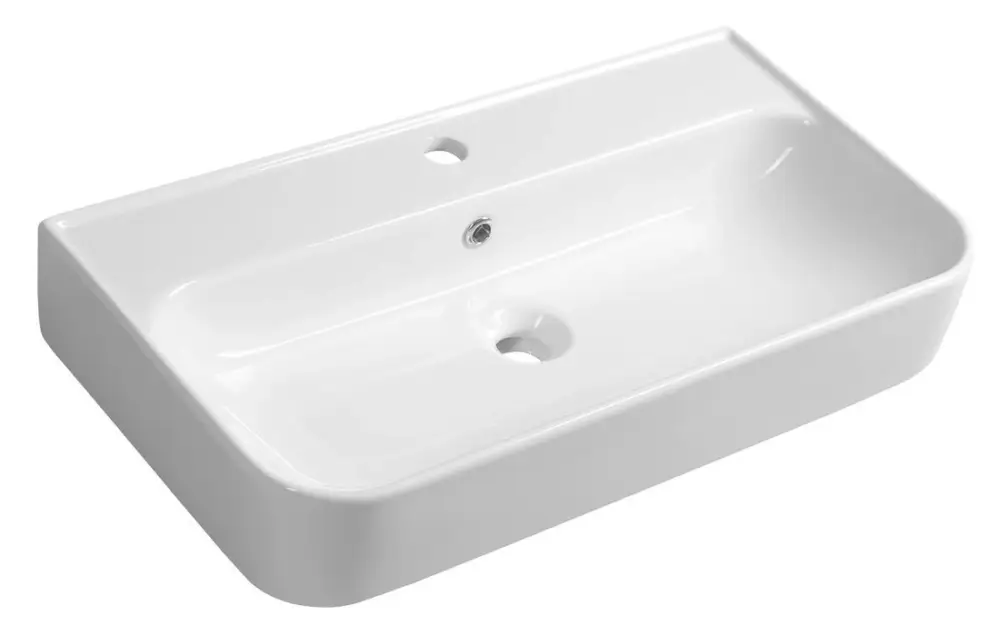 Sleva ISVEA SISTEMA U keramické umyvadlo 70x38cm, bílá