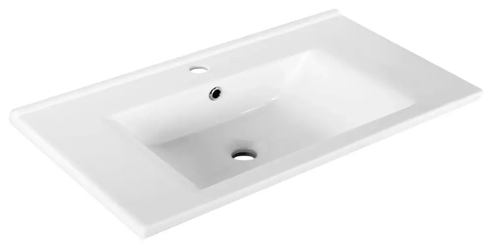 Super Cena AQUALINE ZUNO 75 keramické umyvadlo nábytkové 75x45cm, bílá