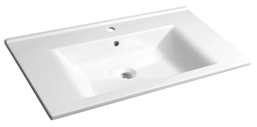 Časově Omezené AQUALINE ZUNO 85 keramické umyvadlo nábytkové 85x45cm, bílá