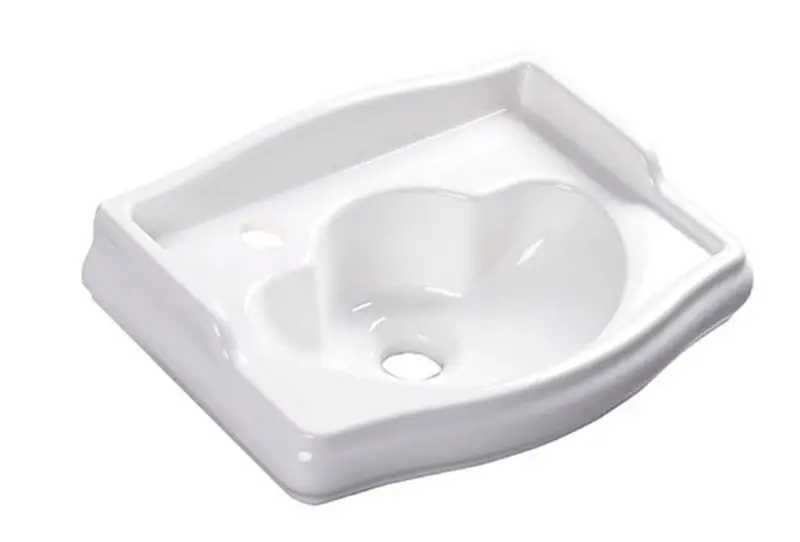 KERASAN RETRO keramické umývátko 41x30cm, otvor pro baterii vlevo, bílá Akční Nabídka
