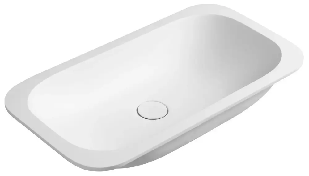 Bezpečná Platba SAPHO IMPALA umyvadlo pod desku, Rockstone, 67,2x35,5cm, bílá mat
