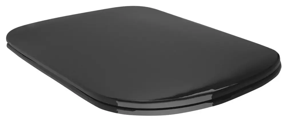 KERASAN TRIBECA WC sedátko, SLIM, Soft Close, černá mat Speciální Cena