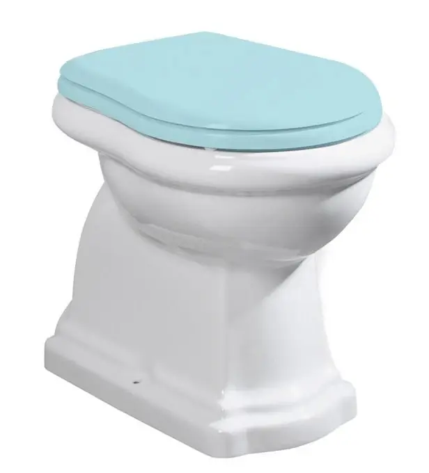 KERASAN RETRO WC mísa stojící, 38,5x59cm, zadní odpad, bílá Must-Have