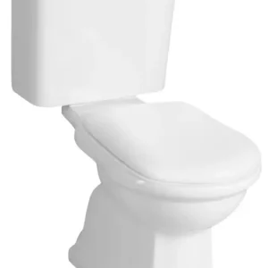 KERASAN RETRO WC kombi, spodní odpad, bílá-chrom Nejlepší Volba